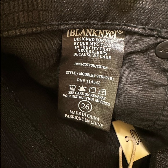 NWT Blank NYC Black Miniskirt size 26 - Picture 4 of 9